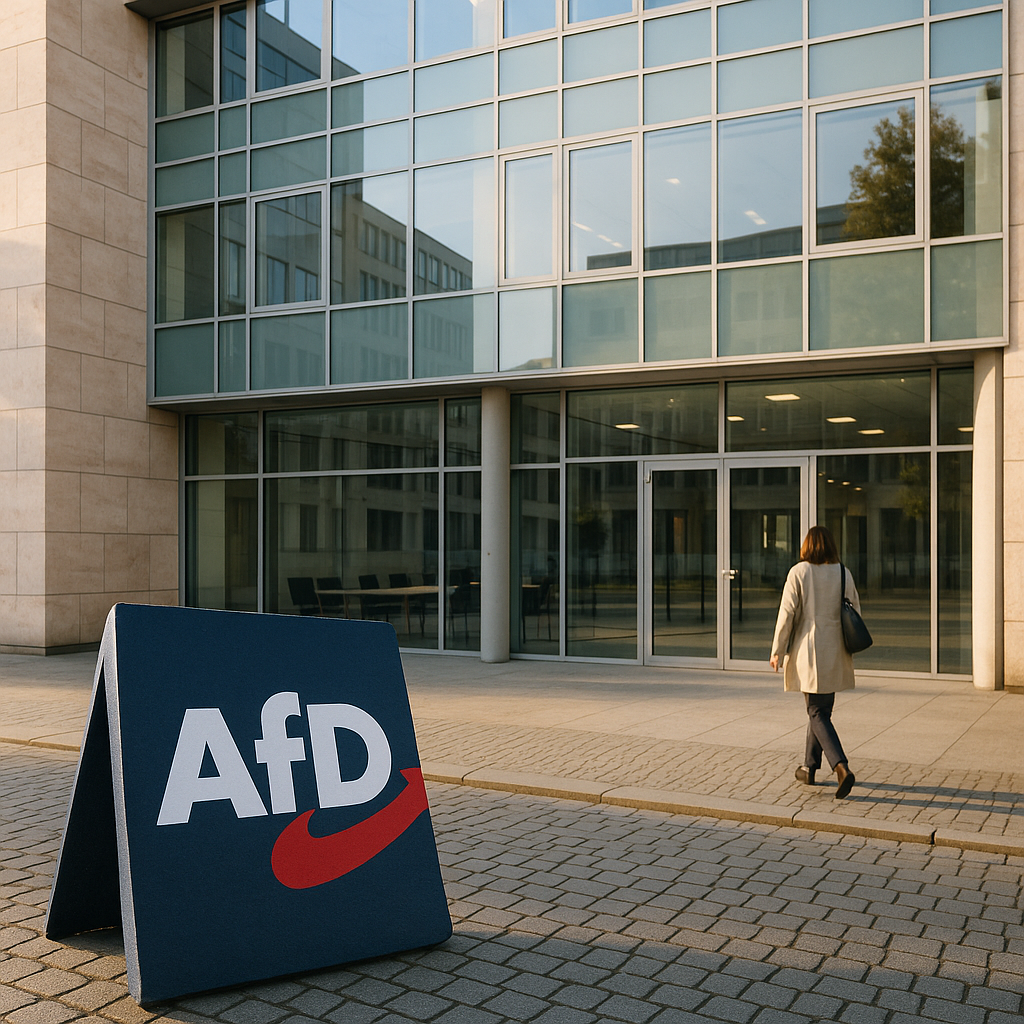 اعتراض کارآفرینان مهاجر در مگدبورگ علیه حزب افراطی AfD — تصویر خبری اخبار آلمان