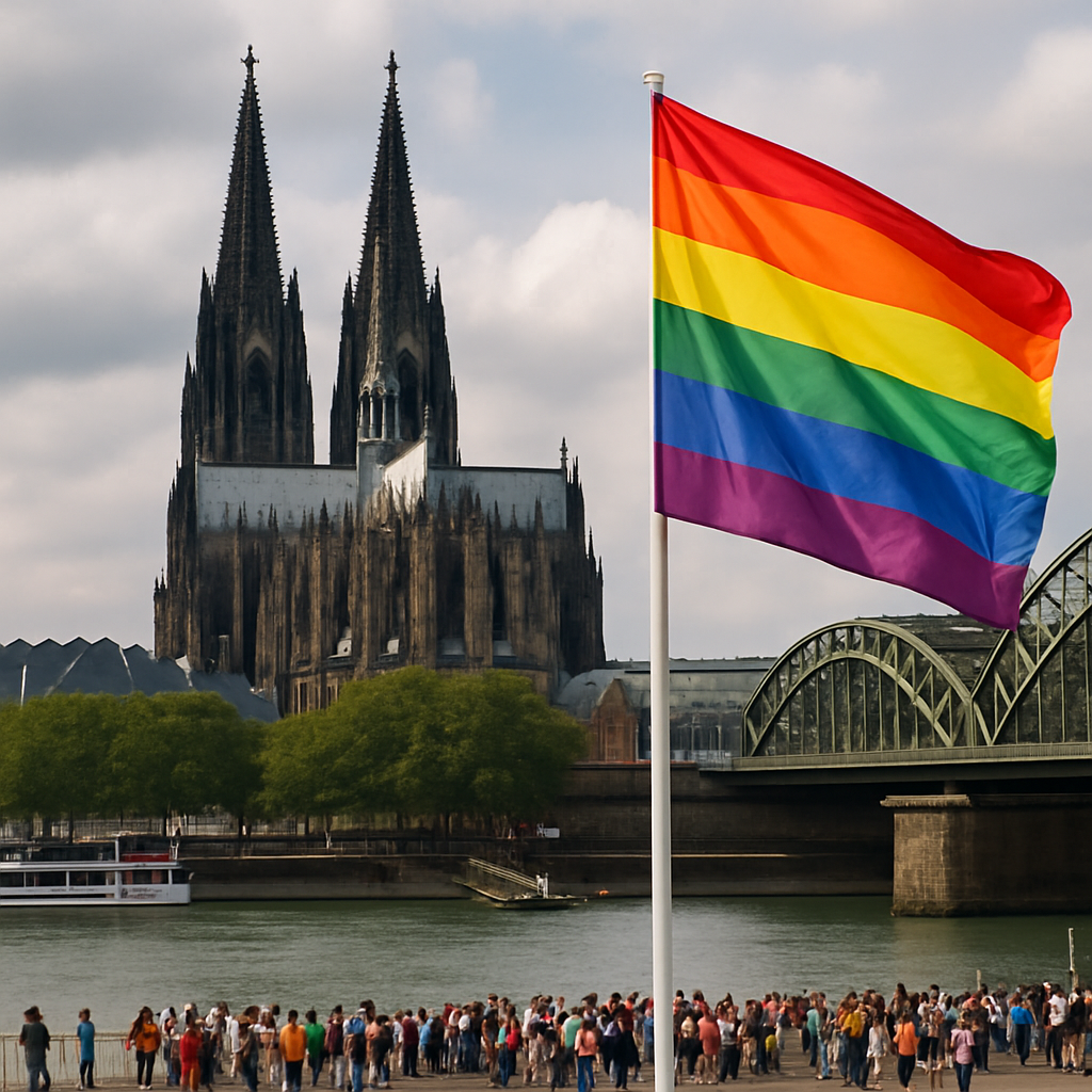 تظاهرات هزاران نفر در کلن برای حمایت از جامعه LGBTQ+ پس از حمله به CSD — تصویر خبری اخبار آلمان