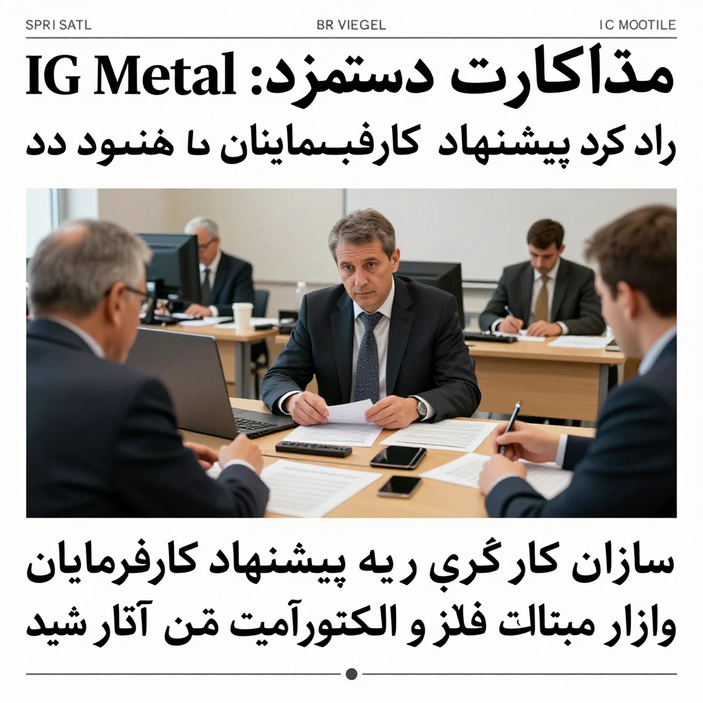 مذاکرات دستمزد: IG Metall پیشنهاد کارفرمایان را رد کرد - خطر اعتصابات هشداردهنده وجود دارد — تصویر خبری اخبار آلمان