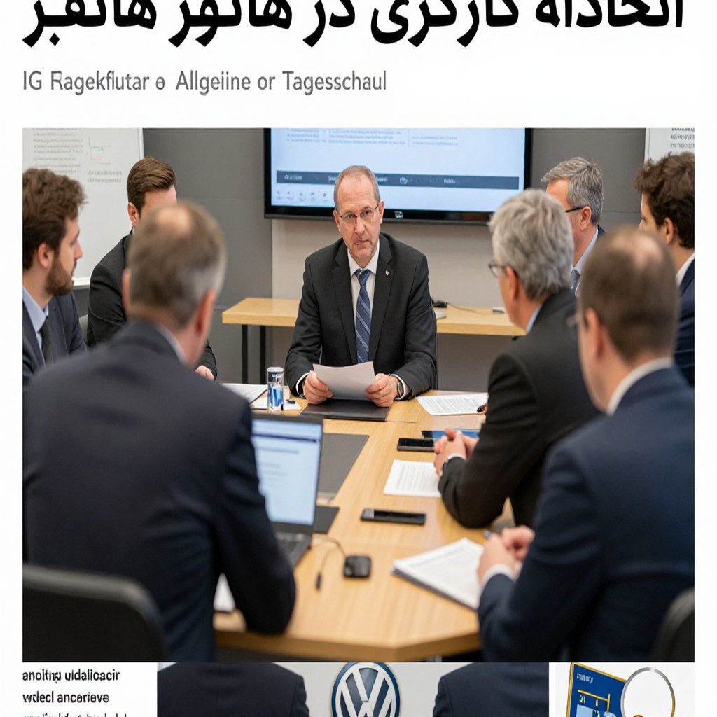 نشست بحران‌زای فولکس‌واگن و اتحادیه کارگری IG Metall در هانوفر — تصویر خبری اخبار آلمان